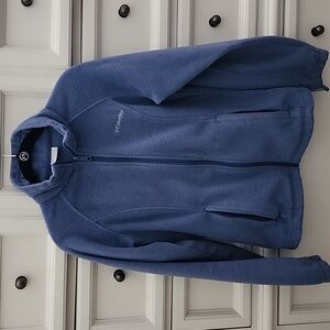 Columbia Womens Soft Blue Fleece Jacket M